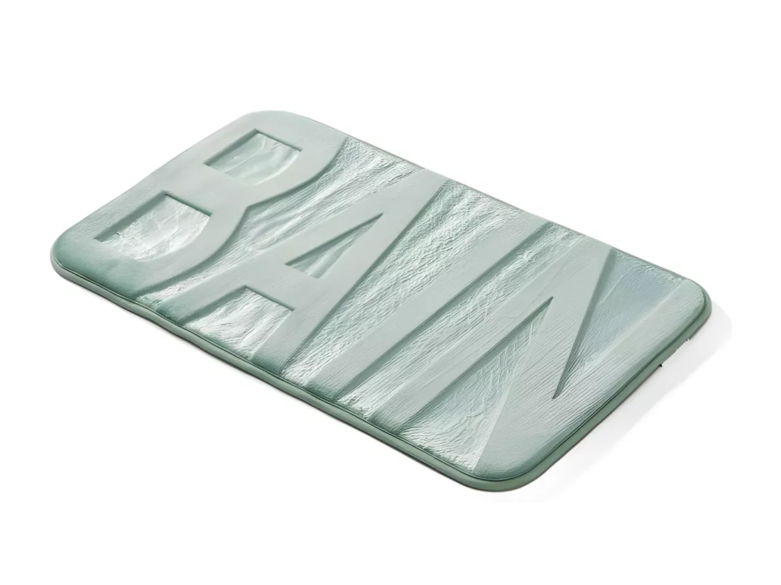 Tapis de Bain 45 x 75 cm Bain Tilleul - Microfibre Relief