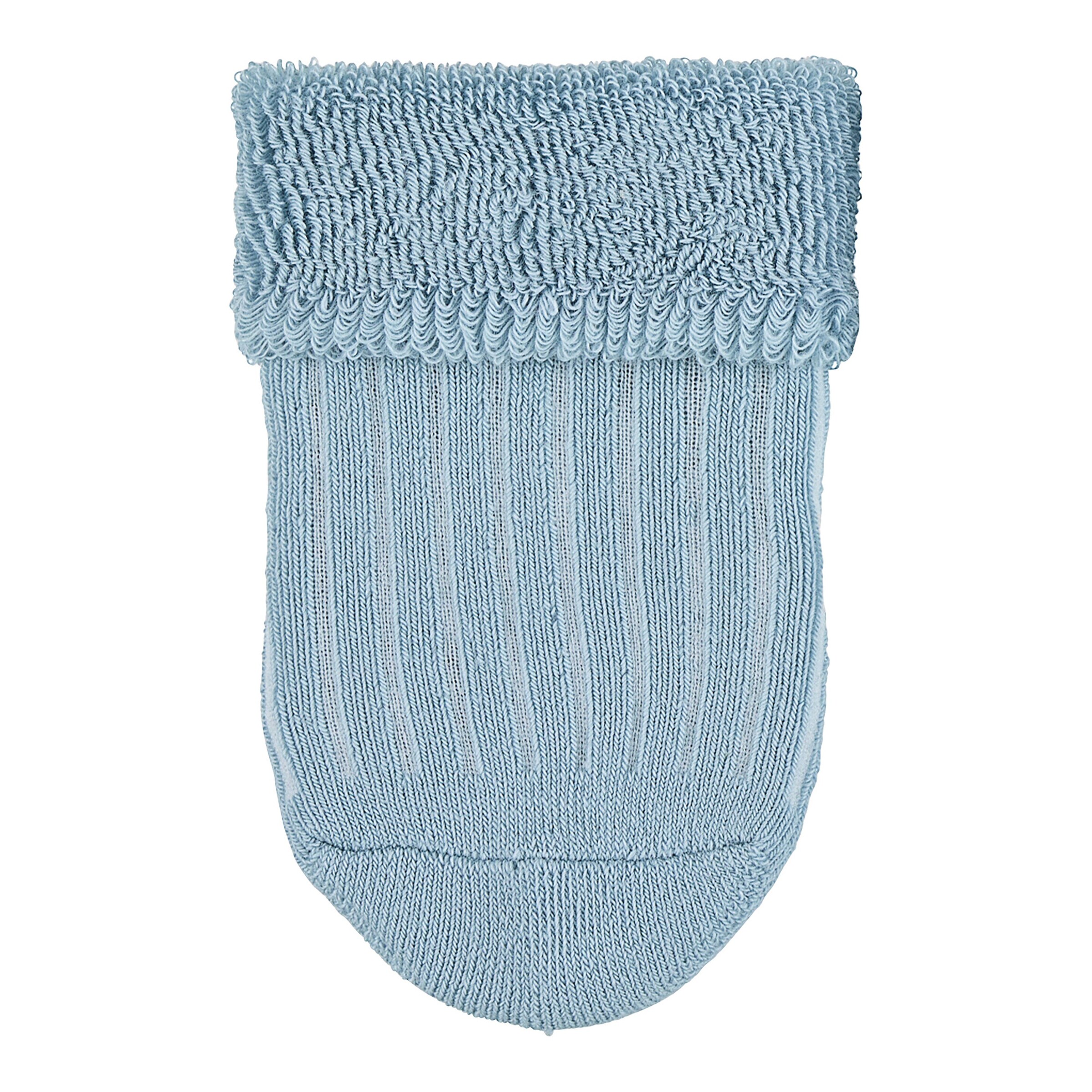 Sterntaler Socken mit geripptem Vollplüsch blau