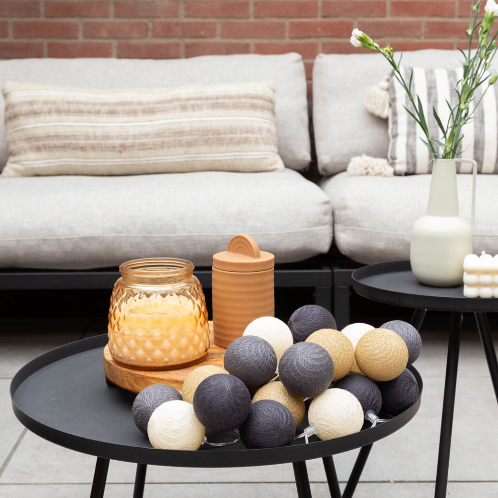 Cotton Ball Lights Outdoor starter kit lichtslinger - Concreto