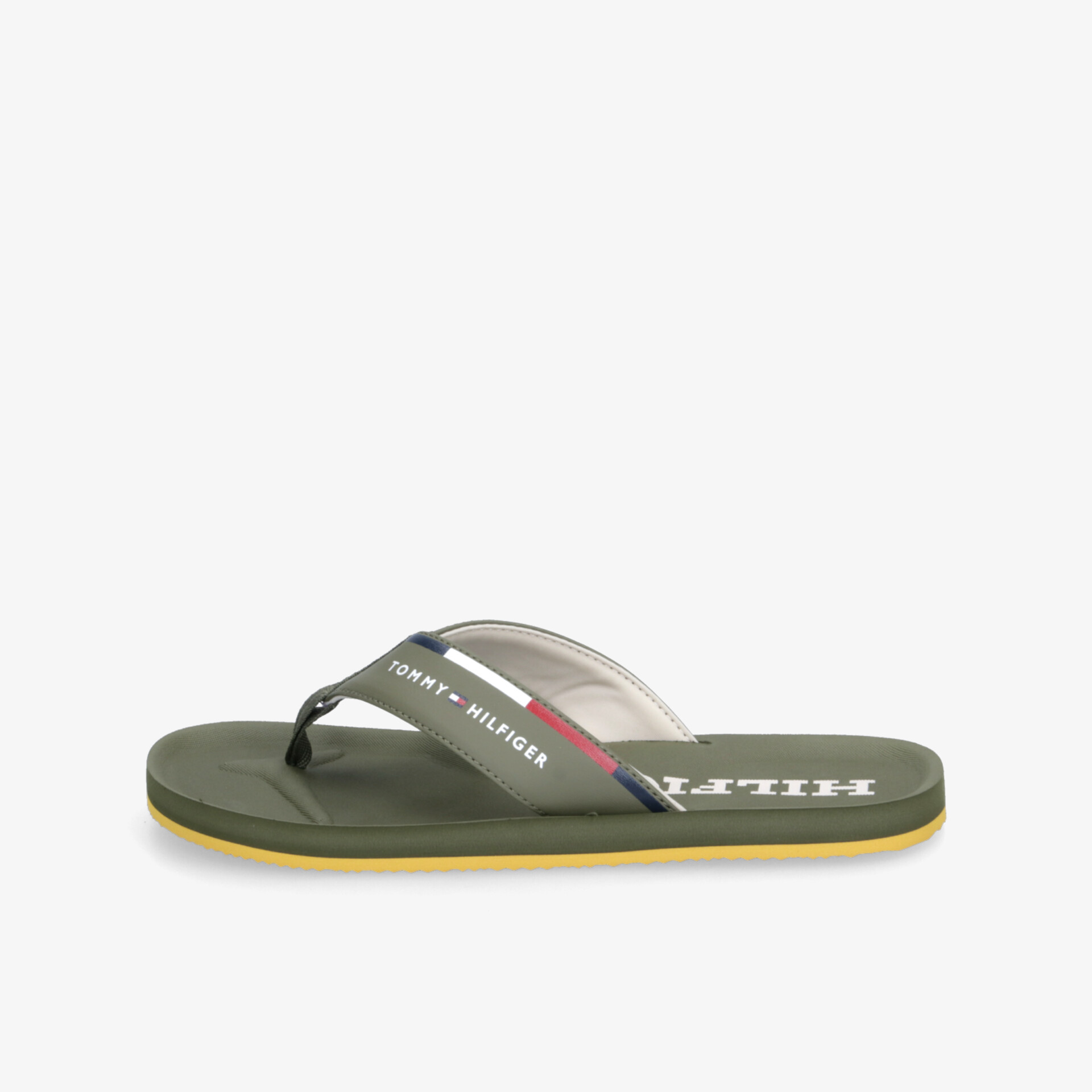 TOMMY HILFIGER Herren Zehentrenner grün