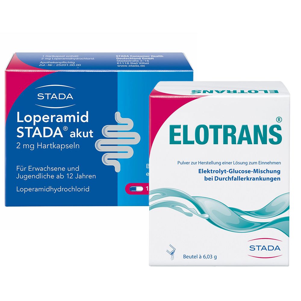 Elotrans® + Loperamid STADA® akut 2mg