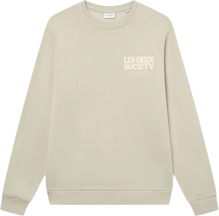 Les Deux Society Sweatshirt Light sand/summer melon