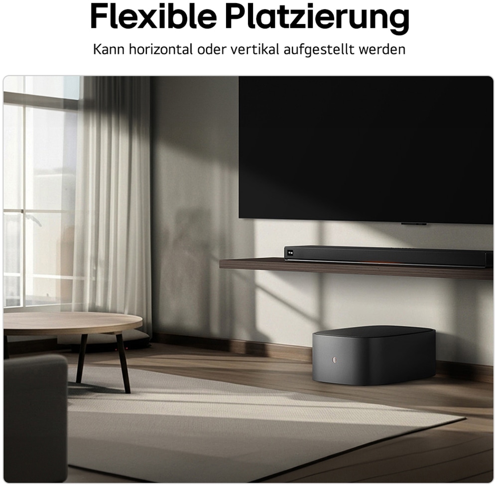 LG Soundbar »Sound Suite M5 Satellit« 11.1.4 (Bluetooth | WLAN Beleuchtungseffekte 60 W) Dolby Atmos FlexConnect-Technologie