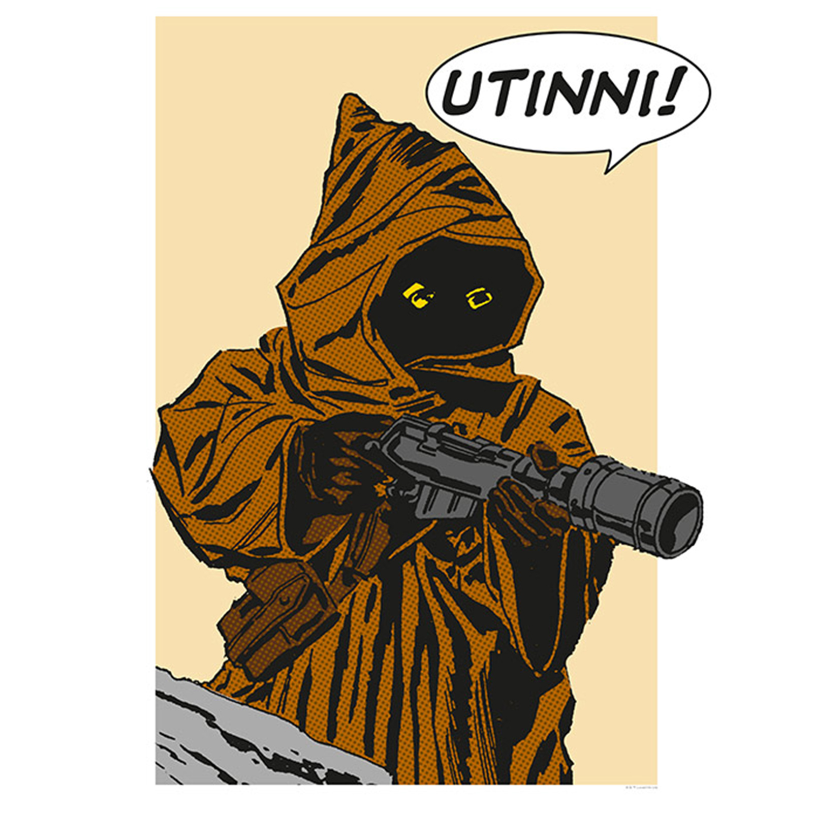 Wandbild STAR WARS CLASSIC COMIC QUOTE - 50x70 cm