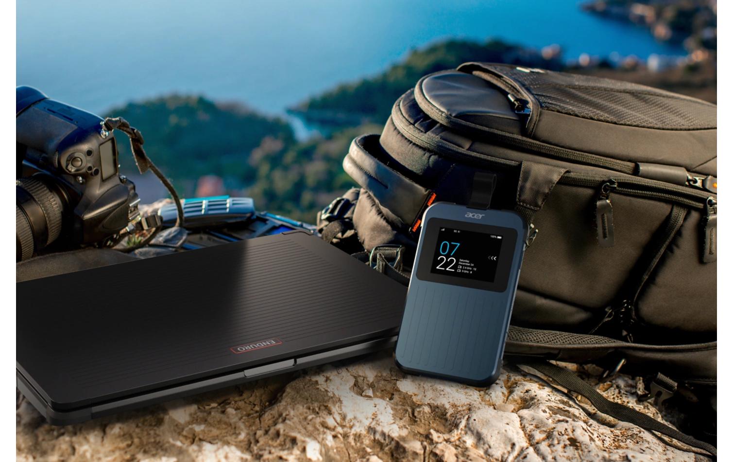 5G Hotspot Connect Enduro M3<br>Acer Connect ENDURO M3 5G Mobile Wi-Fi | Robuster Mobiler Hotspot