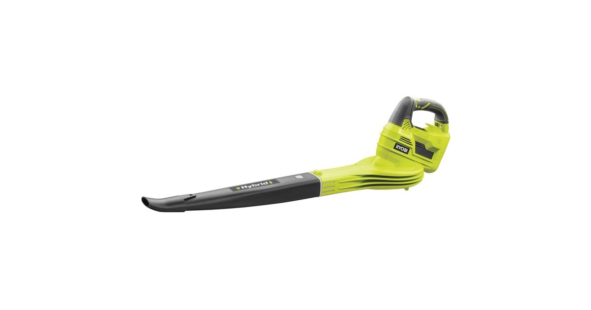 RyobiONE+ Hybrid Bladblazer  (Groen/zwart, Accu en lader niet inbegrepen)