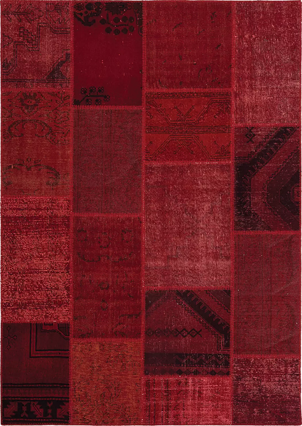 Vintage Teppich Patchwork 200 x 300 cm