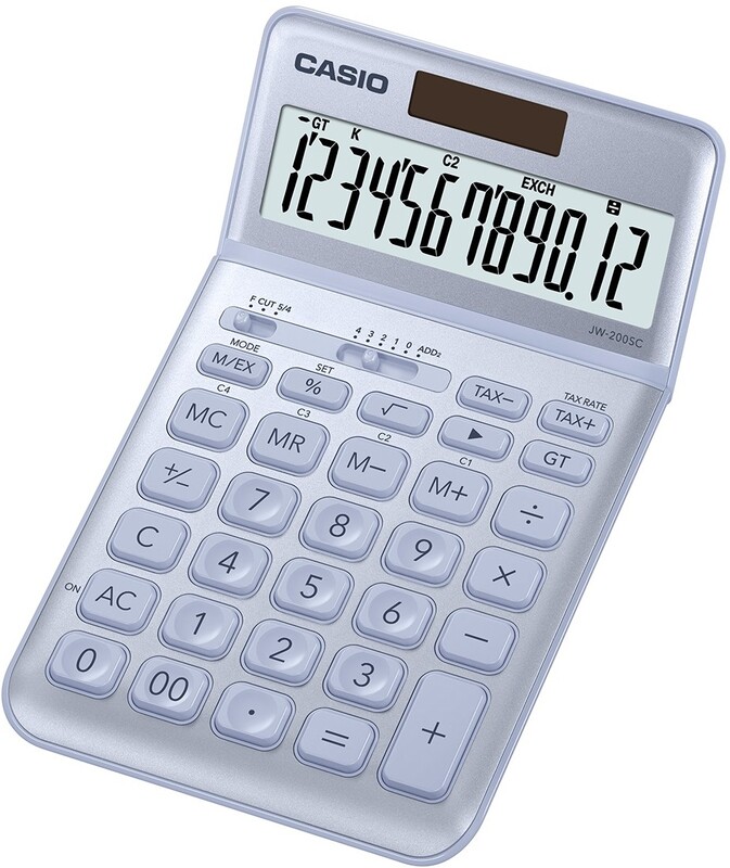 Casio Tischrechner JW-200, blau