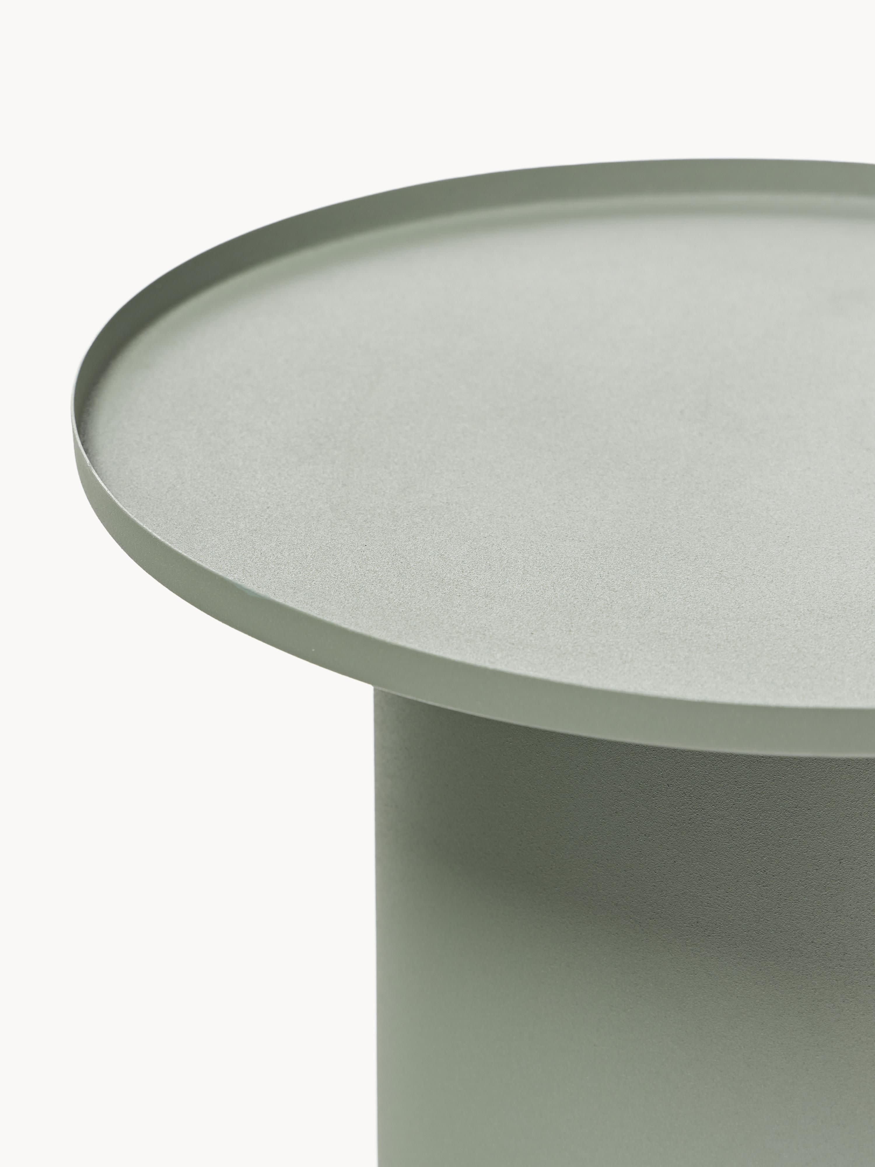 Ronde metalen bijzettafel Sverre