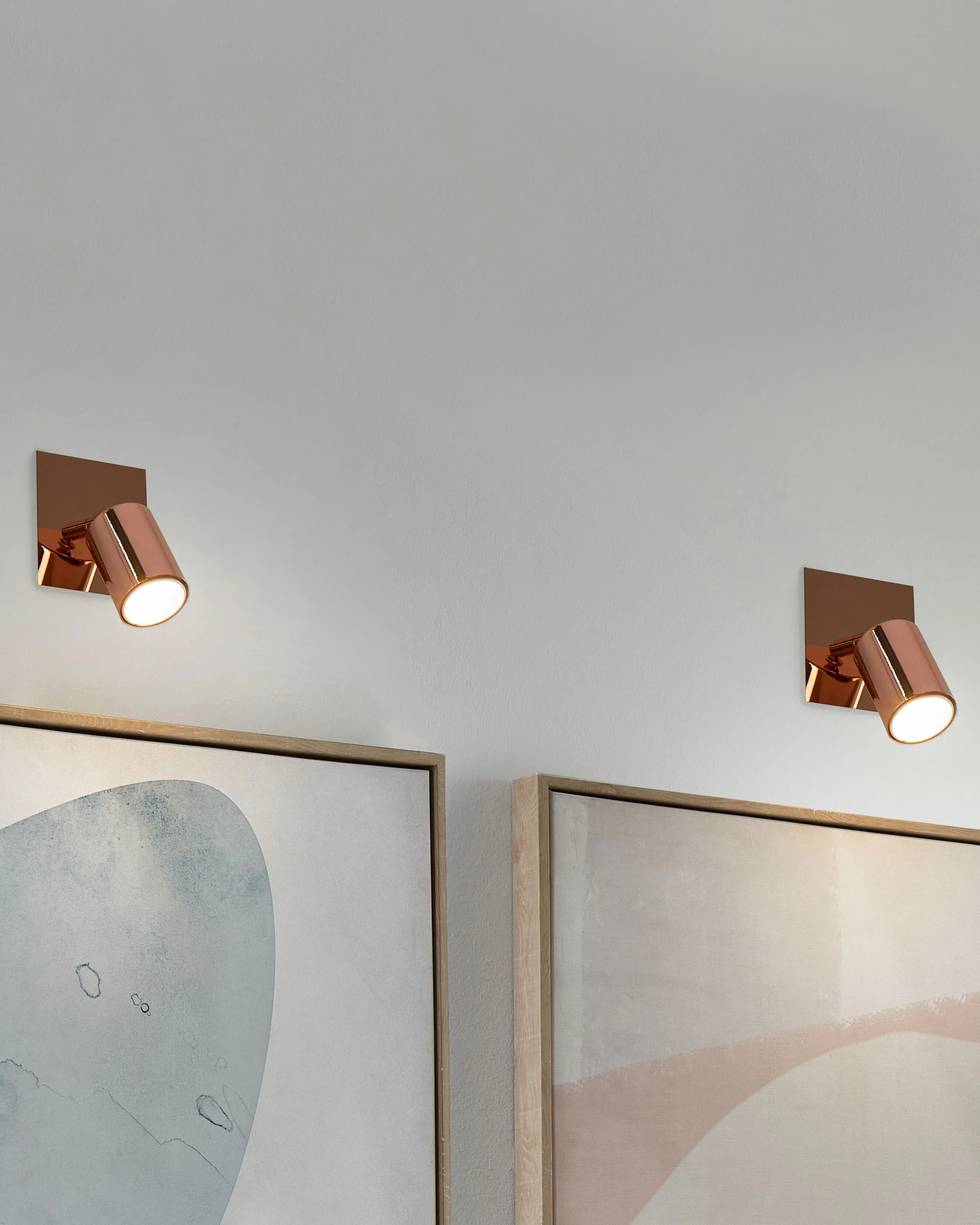 Set van 2 spotlampen TIGRIS verstelbaar Metaal Koper