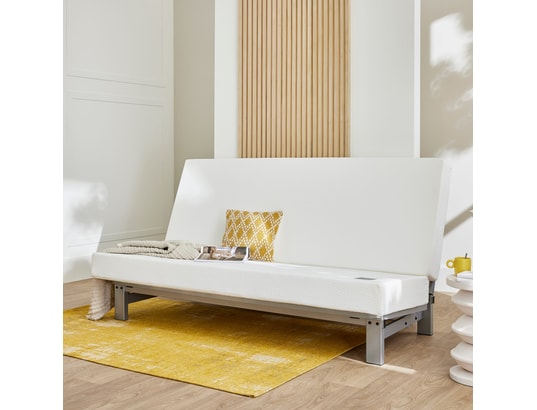SOMEO - Matelas mousse aurore 300 clic-clac blanc 70+70x190 (clic cl...