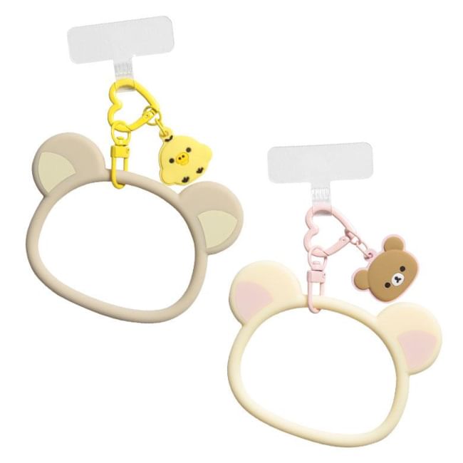 Gourmandise - Rilakkuma siliconen armband met koordkussen voor telefoon