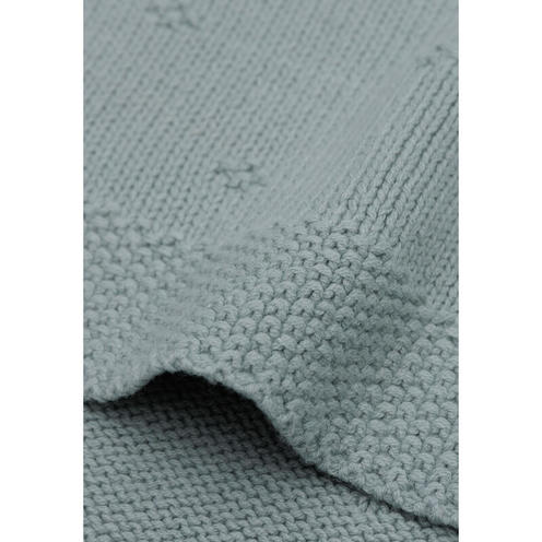 Couverture berceau Cosy knit - Sea green - JOLLEIN