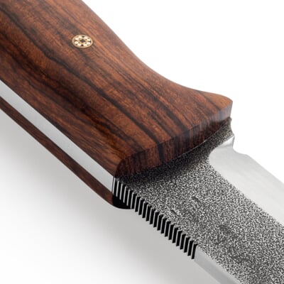 Handgefertigtes Flach-Erl-Messer