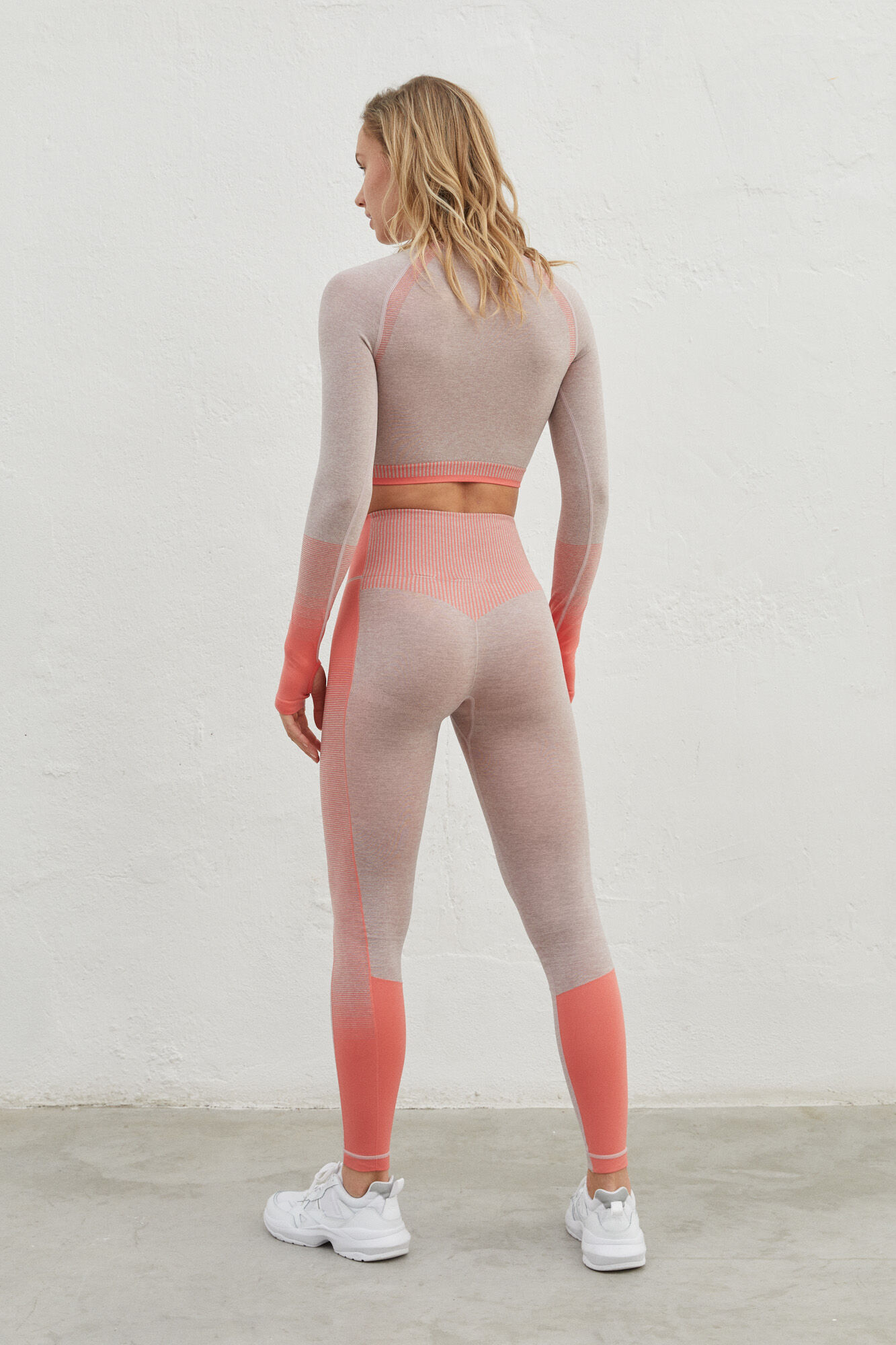 Legging comprida rosa Seamless Fit - rosa
