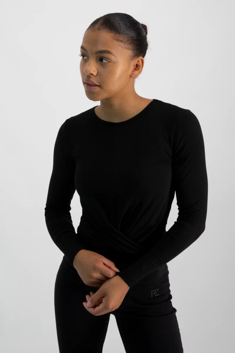 POWERZONE Yoga Crop Damen Longsleeve
