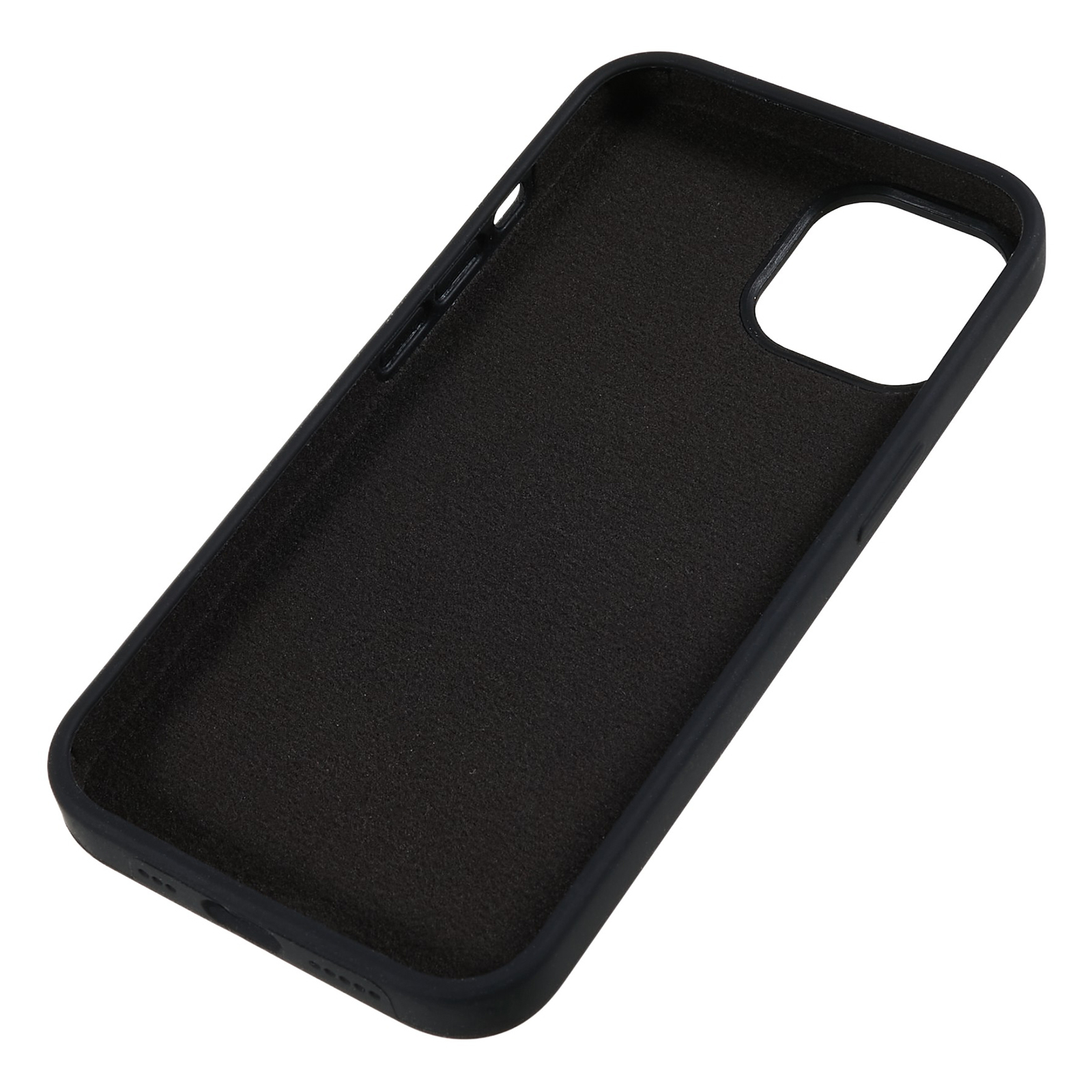 iPhone 12 / iPhone 12 Pro Soft Touch Silikon Case Schutzhülle - Schwarz