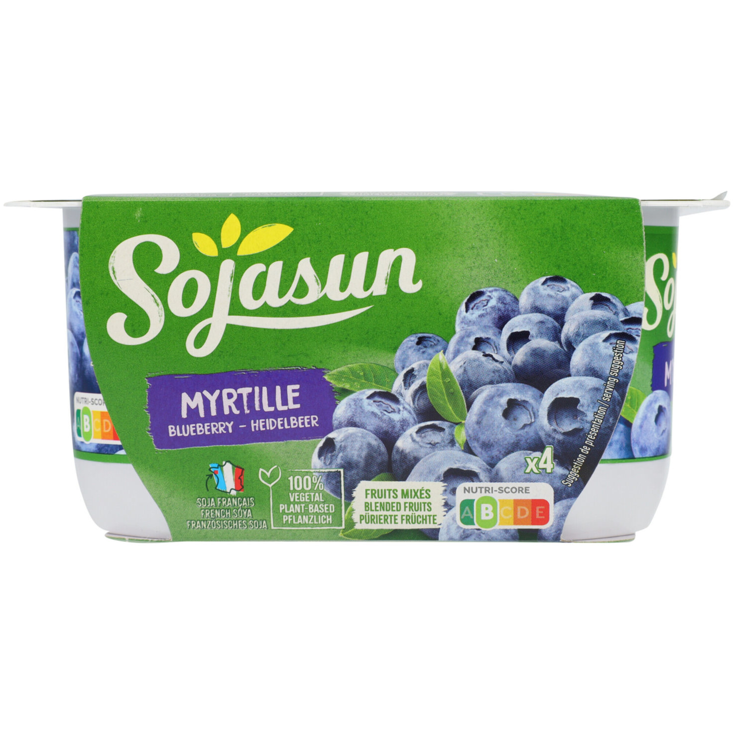 Sojasun Joghurt Heidelbeer 4x100g -