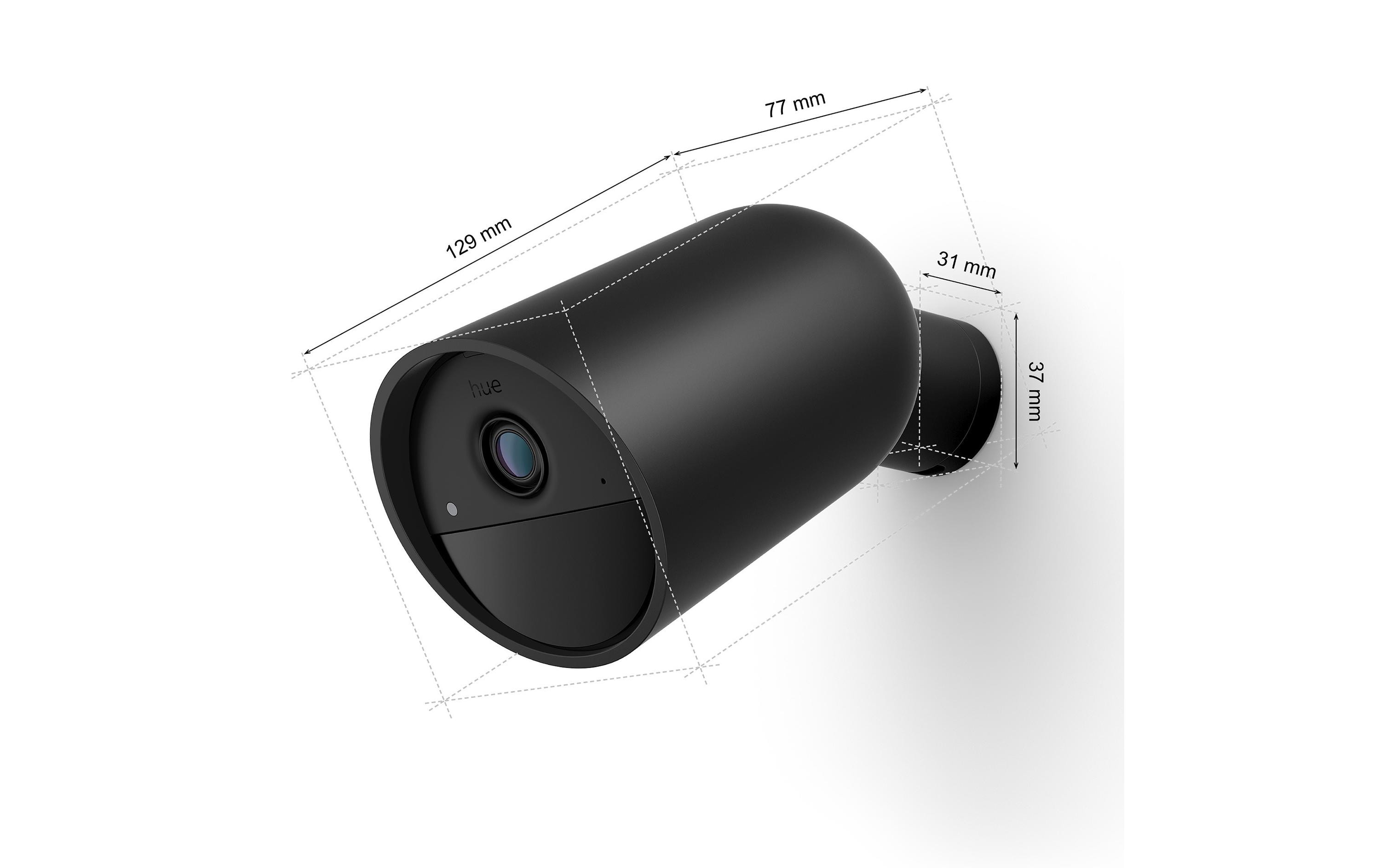 Secure batteriebetriebene Kamera Schwarz<br>Netzwerkkameras: intelligentes Zuhause, intelligentere Sicherheit