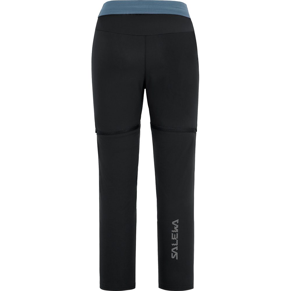 SALEWA Agner DST 2/1 Softshellhose Kinder black out
