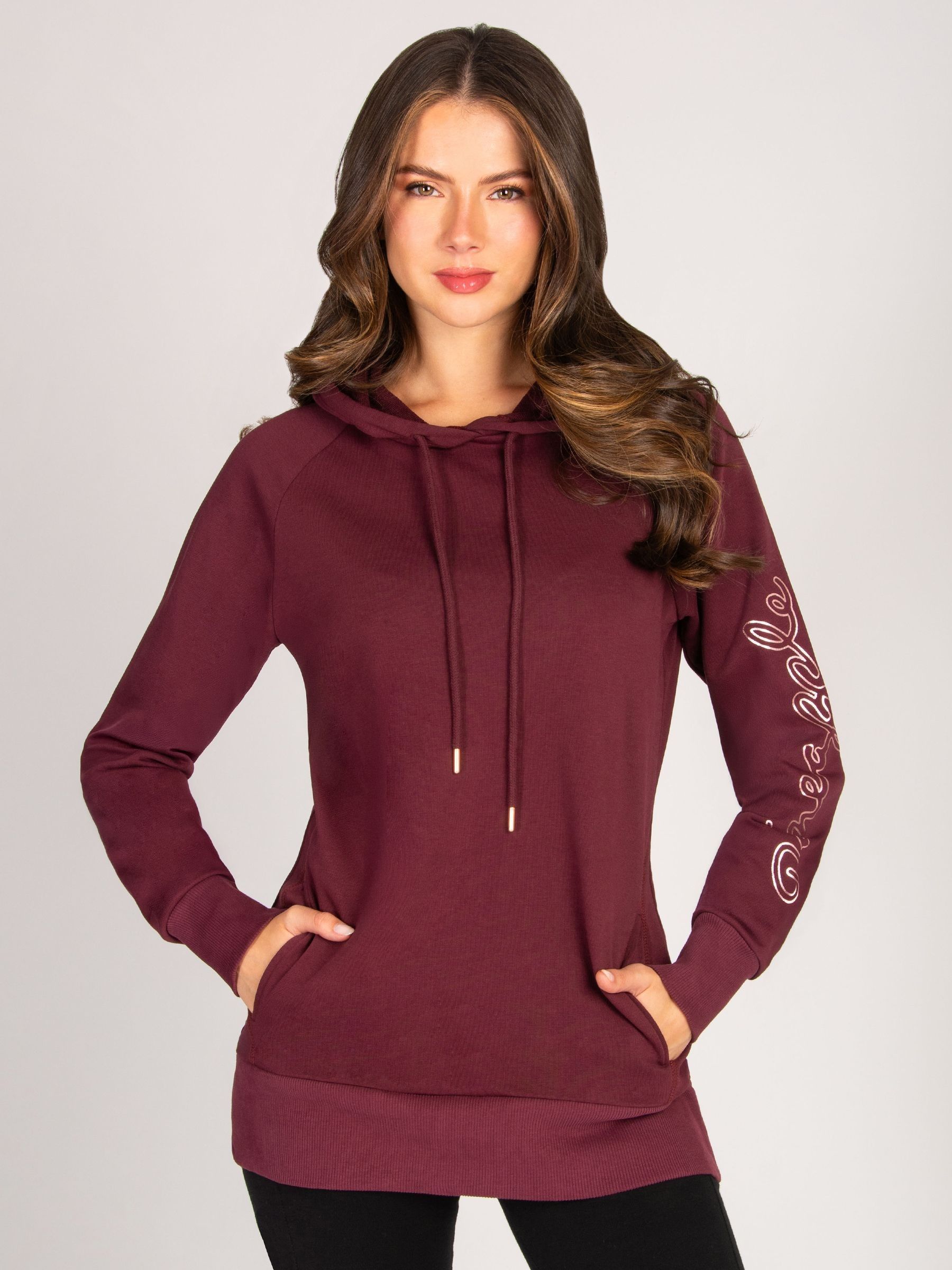 Rood - Pineapple - Lange hoody
