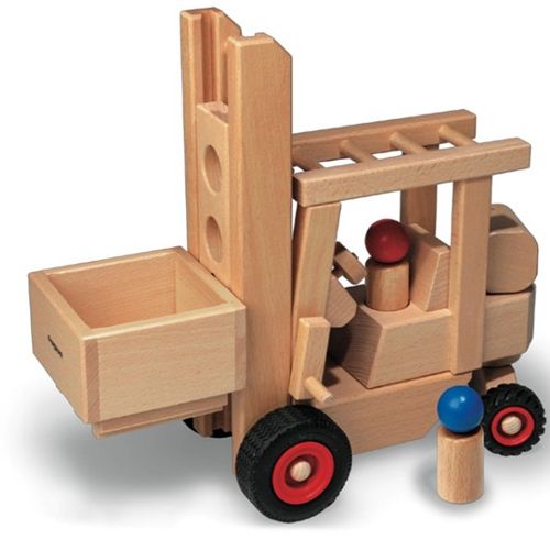 Fagus houten vorkheftruck bestuurbaar 10.43