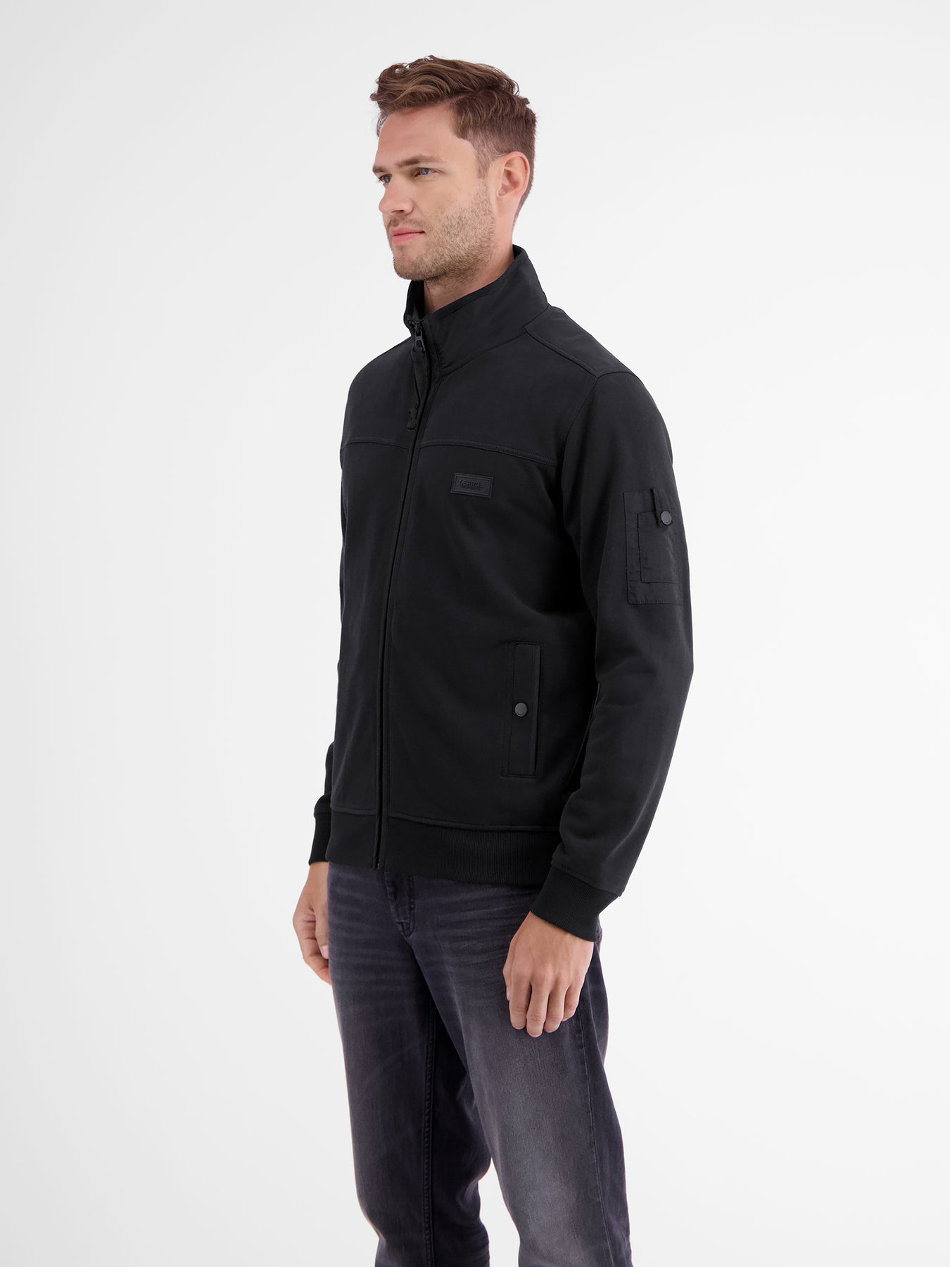 Sweatjacke in weicher Qualität