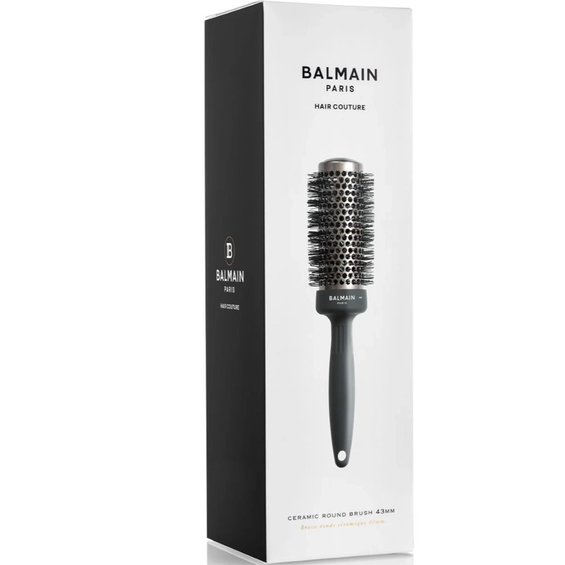 Balmain Tools Professional Ceramic Round Brush 43mm Black 200 g