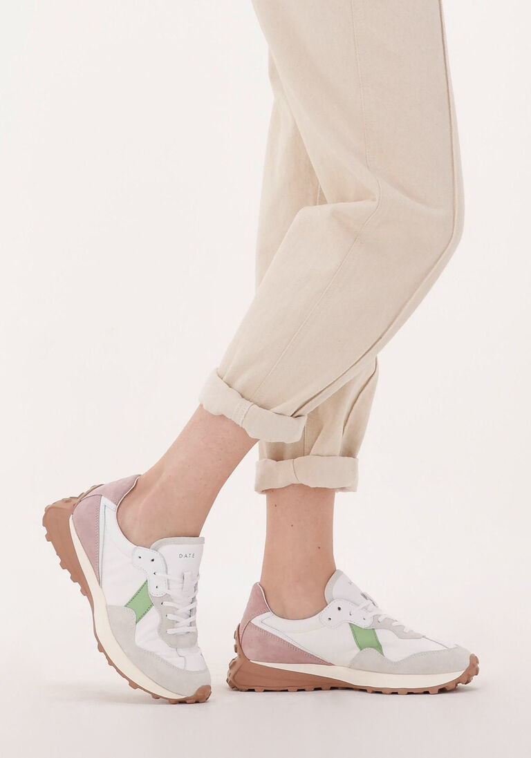 D.A.T.E witte d.a.t.e lage sneakers vetta