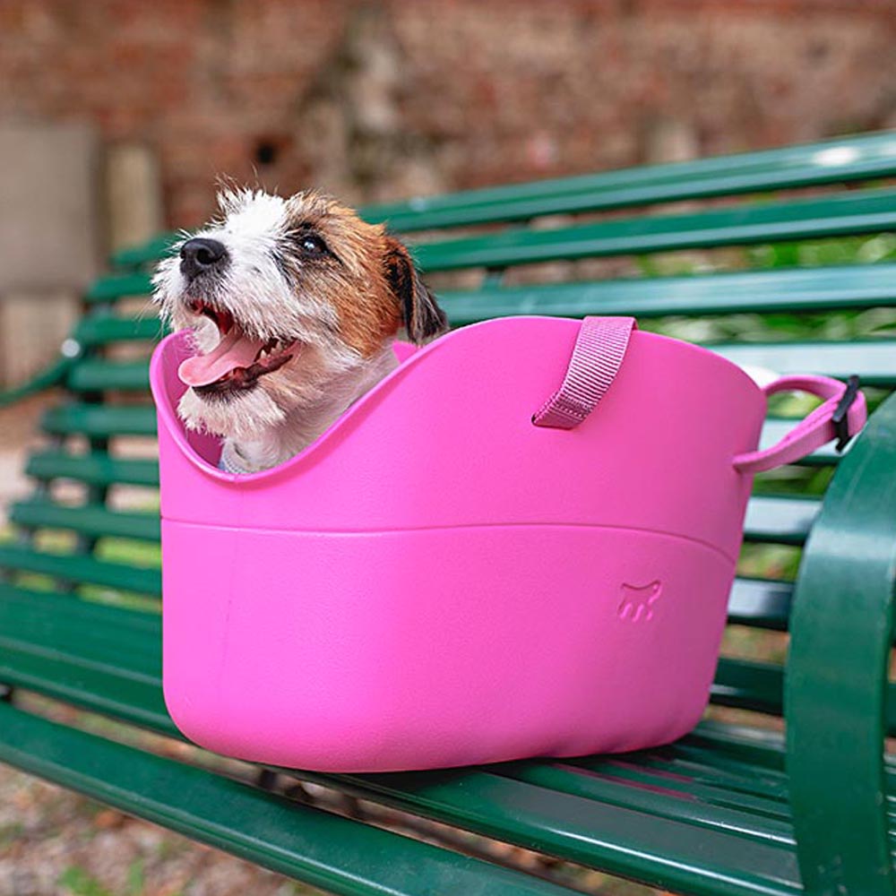 Ferplast sac de transport pour chiens de petite taille with me, eva, caoutchouc souple plastifié, lavable, poignées réglables,