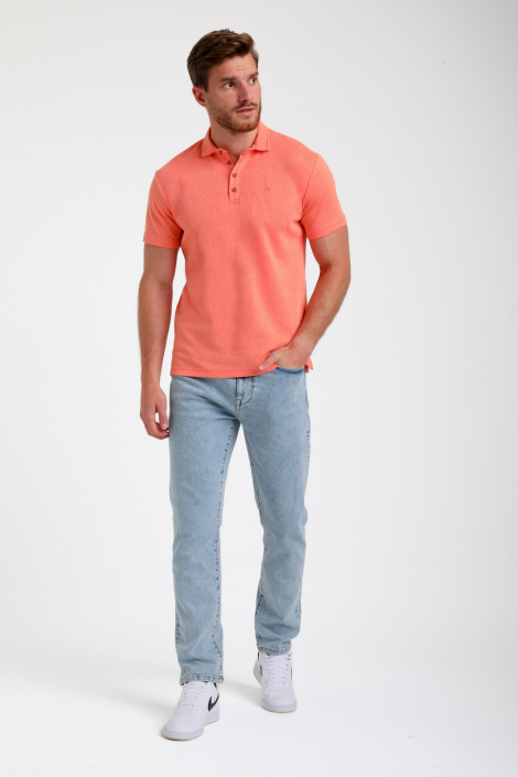 Gabbiano oranje heren polo
