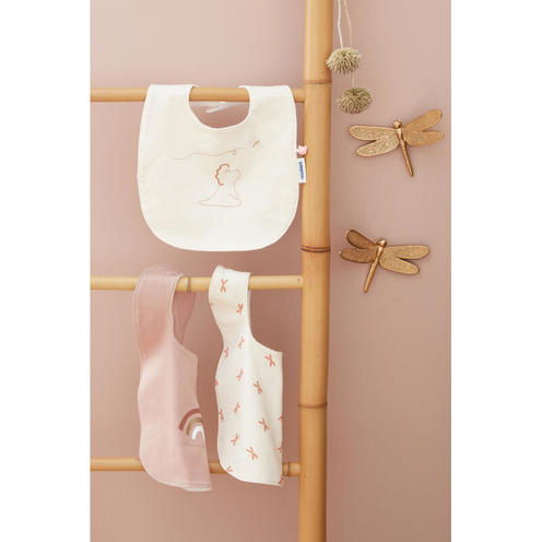 Popsie, Gigi & Louli Set de 3 bavoirs jersey - NOUKIE 'S