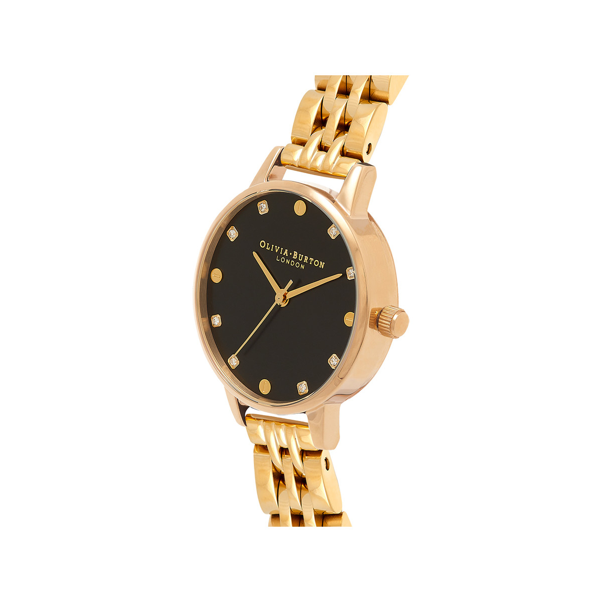 Montre Olivia Burton femme acier doré jaune