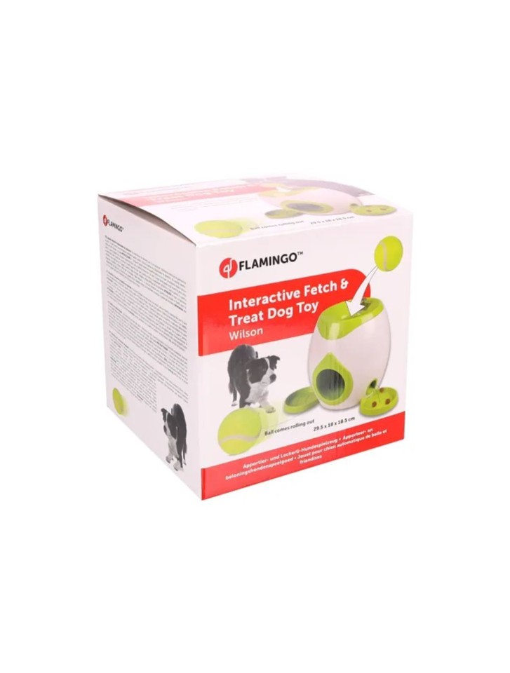 Flamingo - Godbid og bolddispenser til hund, Wilson
