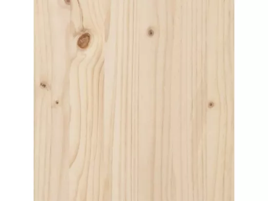 Canapé central de jardin 120x80 cm bois de pin massif