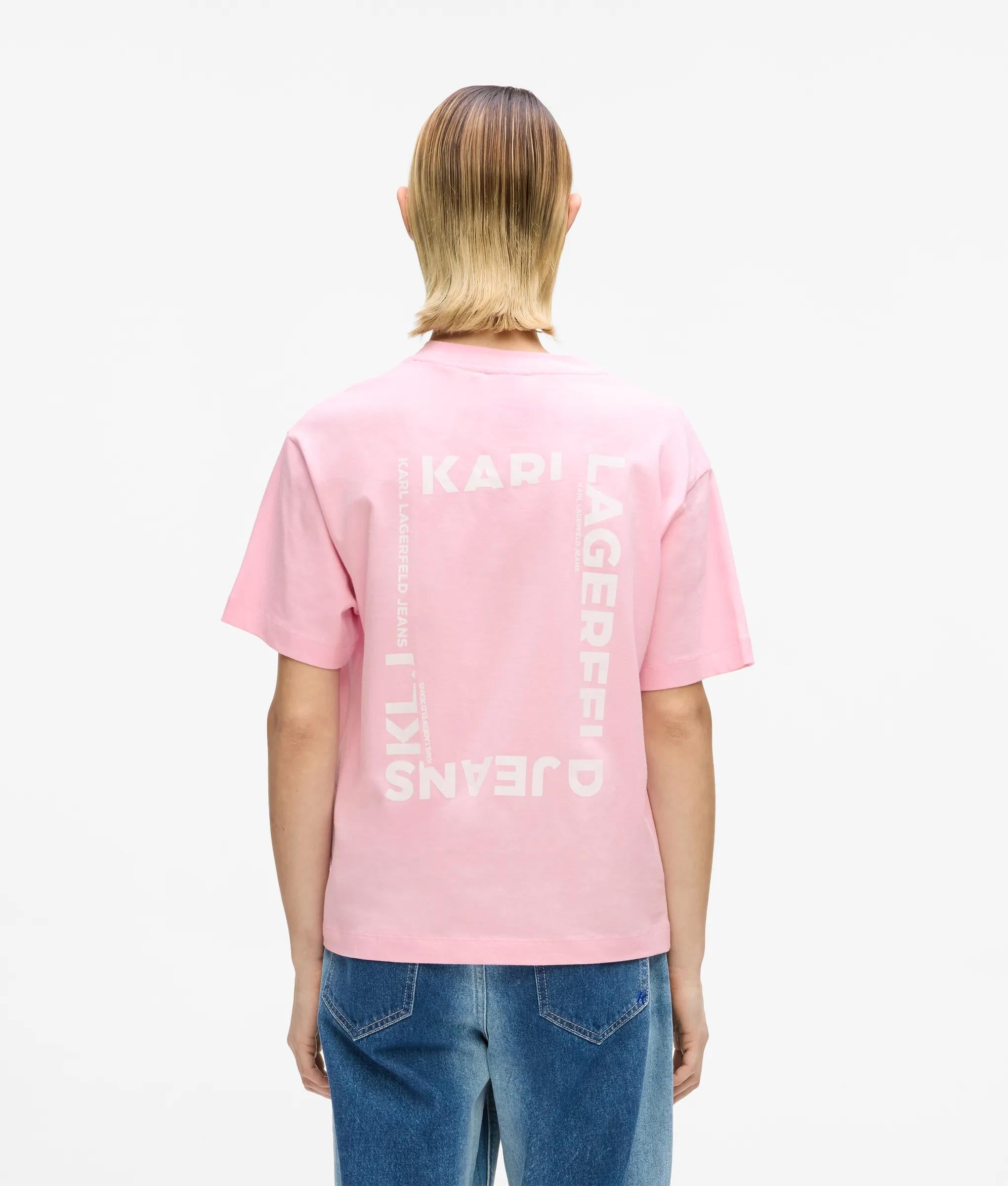 Regular-fit frame-logo t-shirt