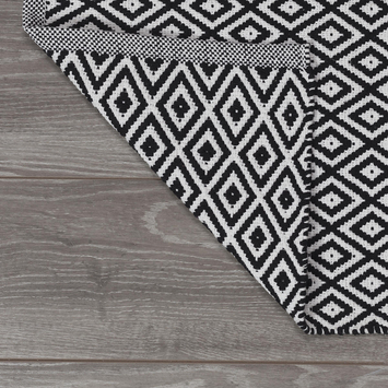 Sealskin badmat Trellis zwart 60x90cm