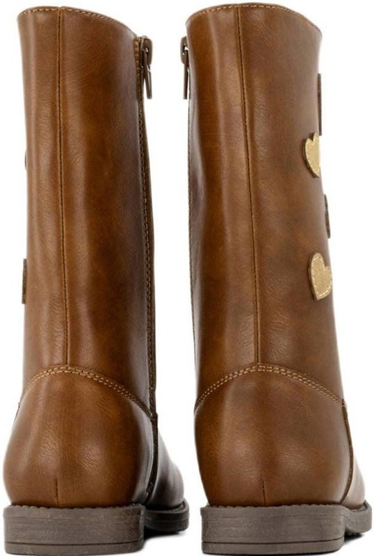 Graceland - Knielaarzen - Cognac/Goud
