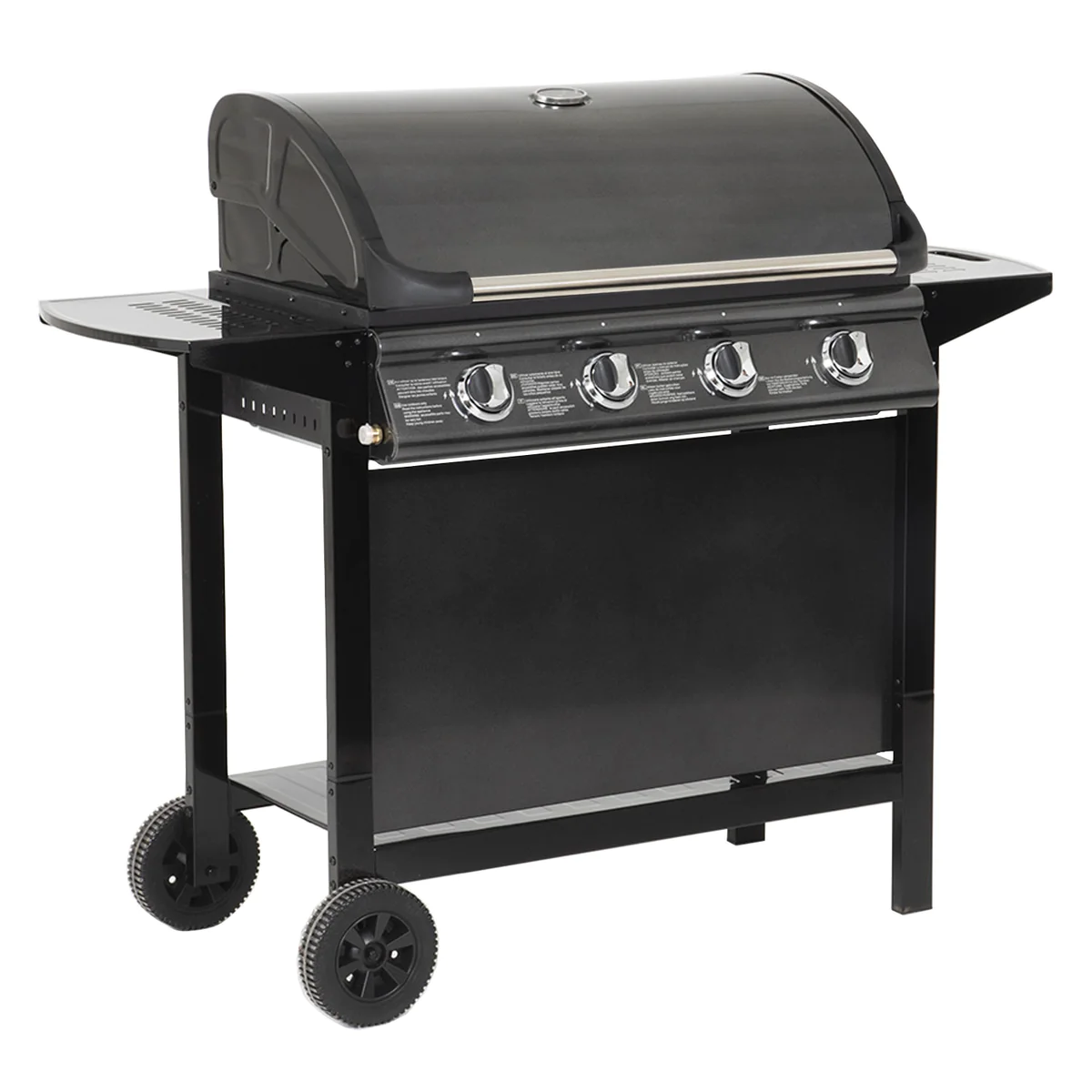 Barbecue au gaz RENO - 4 brûleurs avec thermomètre 14kW Happy Garden