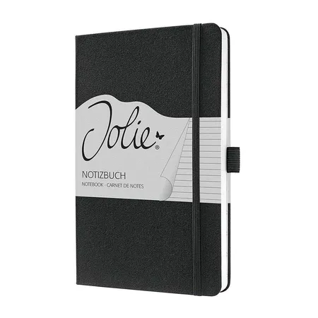 Sigel JN501 Notizbuch Jolie®, coal grey, liniert, ca A5