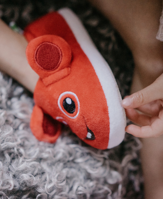 Babblarna Bobbo Slippers, Rød