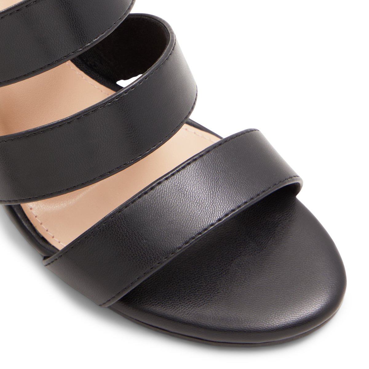 SOLEMATE-Ovatus-Sandales à lanières - Talon compensé - Noir
