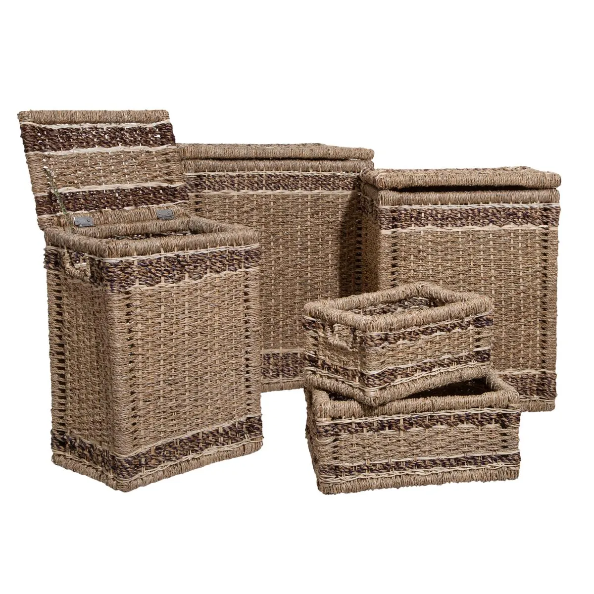 Atmosphera, Createur D'Interieur Paniers Rectangulaires Atmosphera - Marron