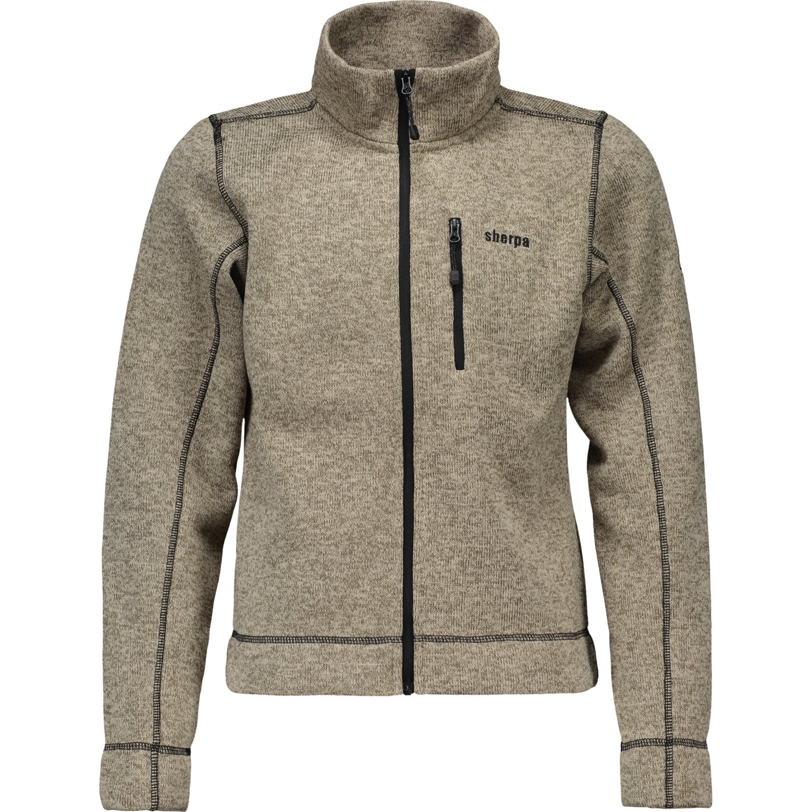 Sherpa Kinder Strickfleecejacke Methok beige