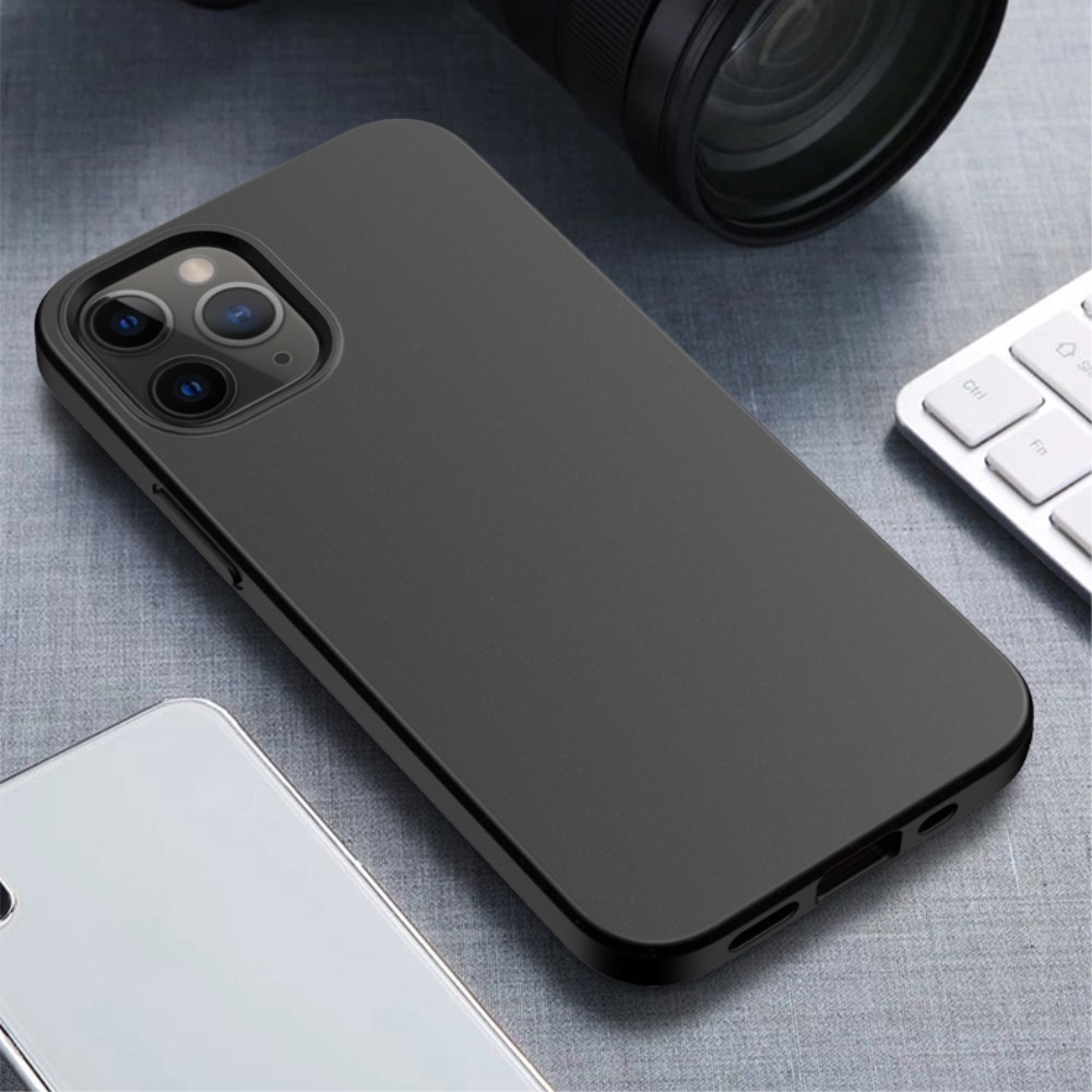 iPhone 12 / iPhone 12 Pro Bio Gummi Schutzhülle Eco Friendly Nachhaltig Kompostierbar - Schwarz