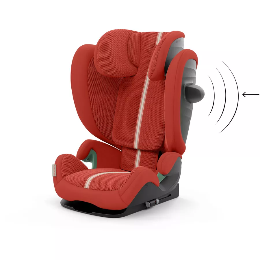 cybex GOLD Kindersitz Solution G i-fix Hibiscus Red Plus