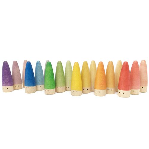 Grapat houten figuur staafjes (18st)