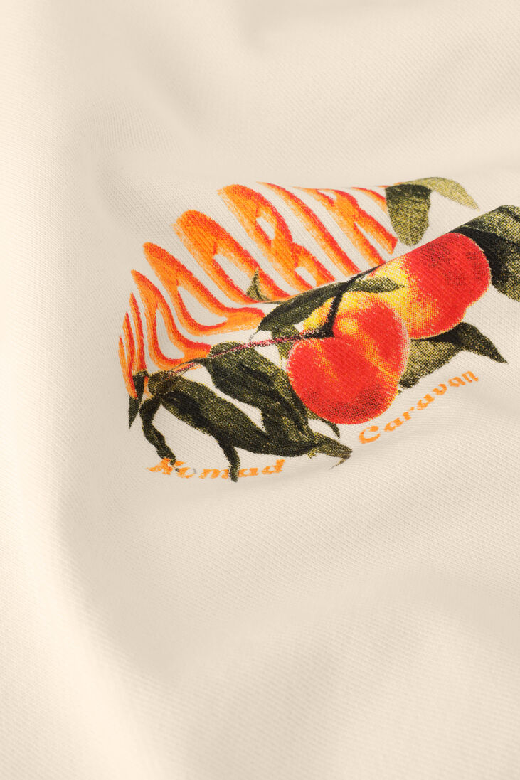 WOODBIRD beige woodbird sweater jacs peach crew