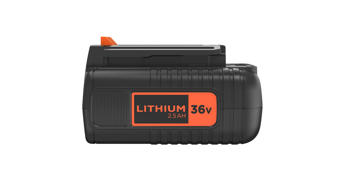BLACK+DECKERBL2536-XJ 36V 2.5Ah Lithium-ion accu oplaadbare batterij  (Zwart/oranje)