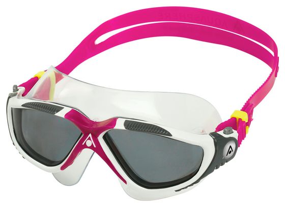 Lunettes de Bain Aquasphere Vista Blanc / Argent - Verre Dark